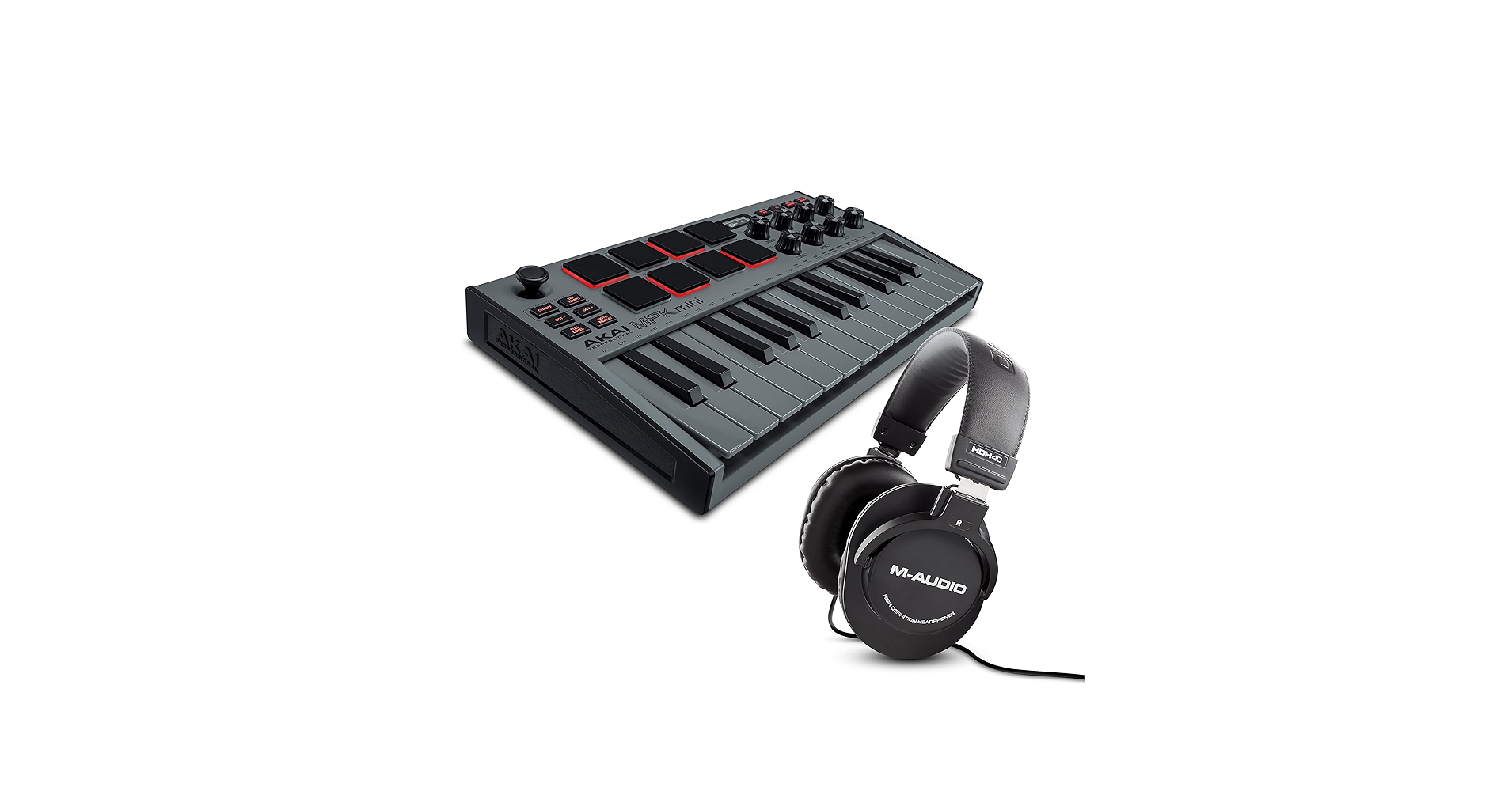 Amazon.com: AKAI Professional MPK Mini Grey MK3 and M-Audio